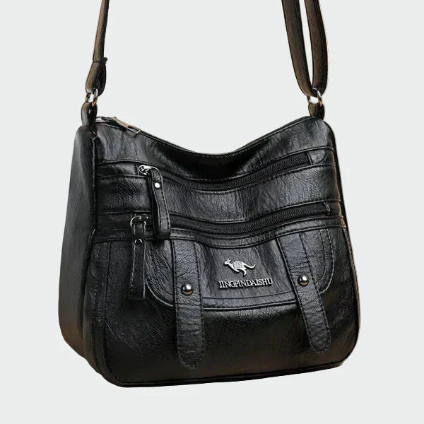 Elegantná kožená taška