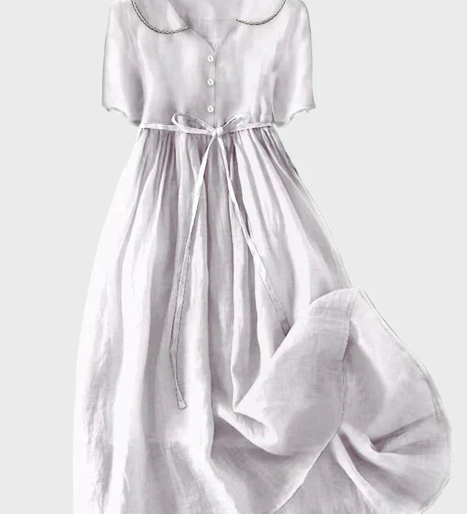 Tradičná Šaty s Zapínaním