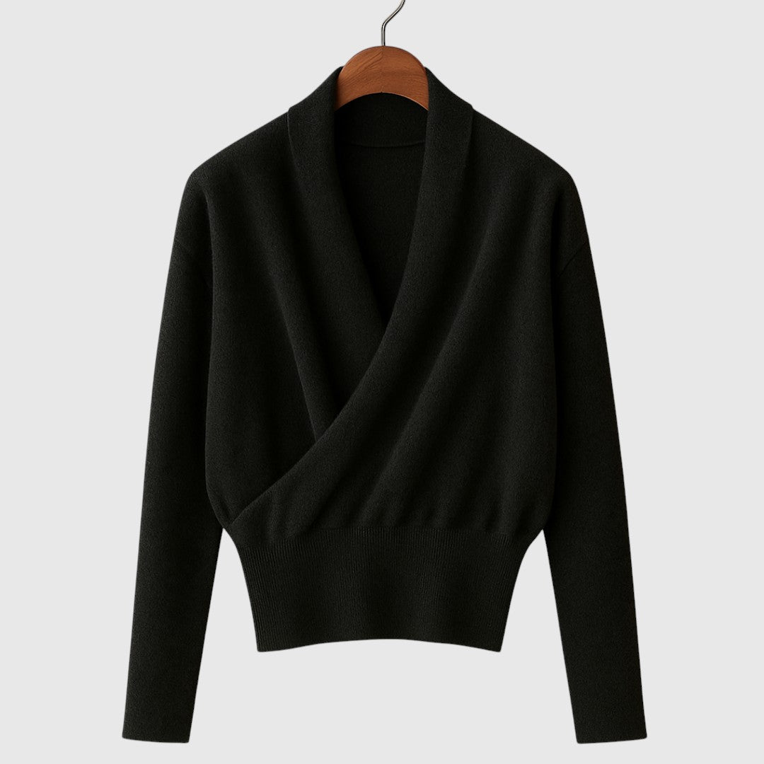 Elena – Prémiový zavinovací pletený sveter