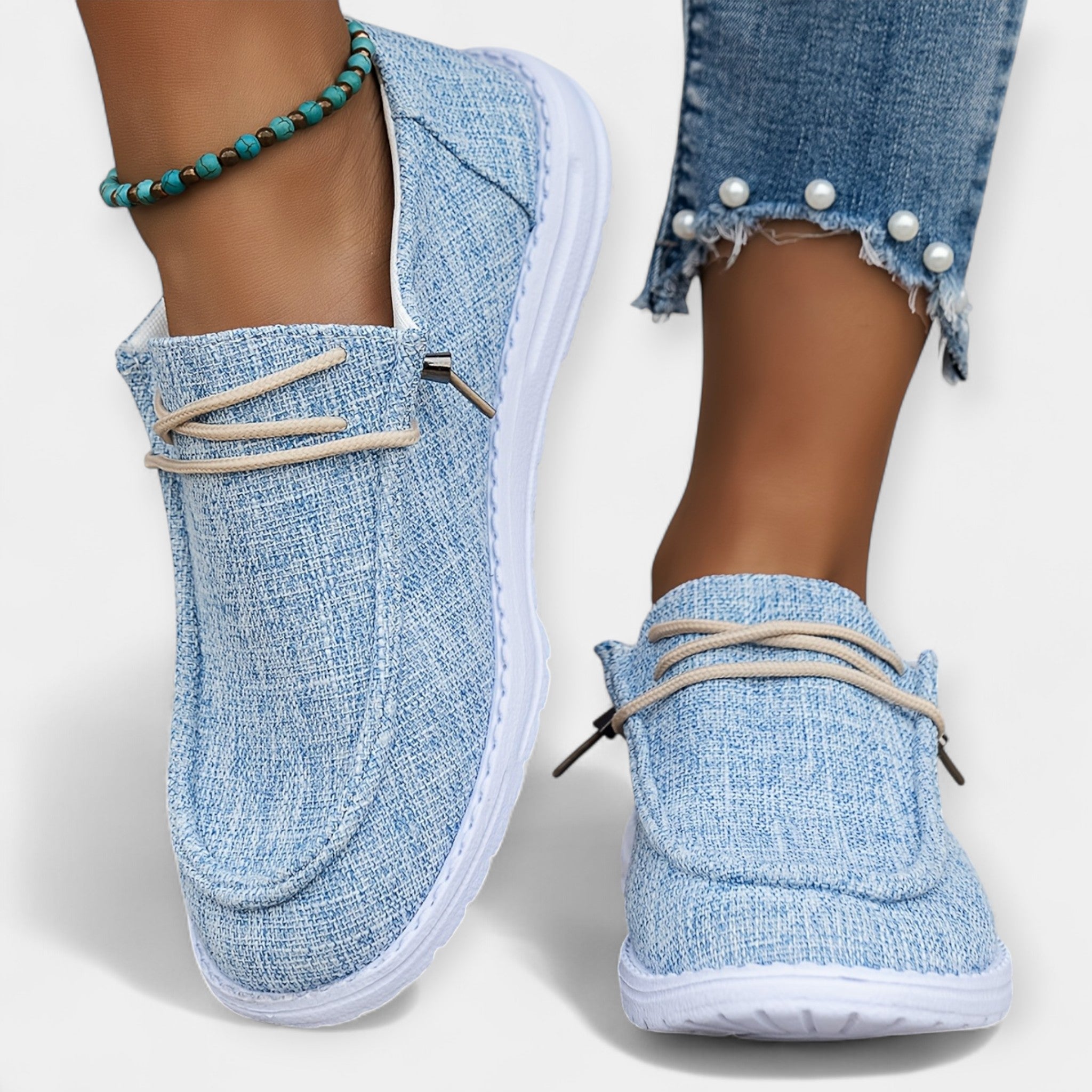 Pohodlné textilné topánky na každodenné nosenie