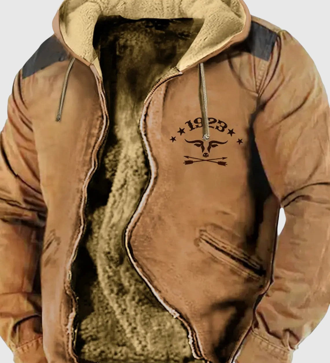 Martin - Bunda na každodenné nosenie s fleecovou podšívkou