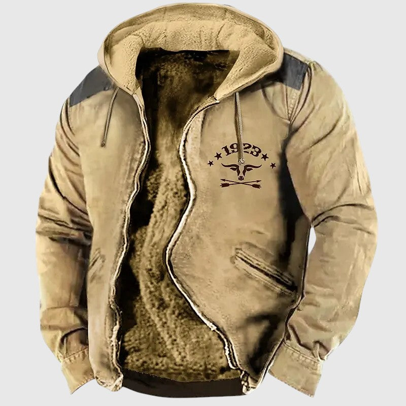 Martin - Bunda na každodenné nosenie s fleecovou podšívkou