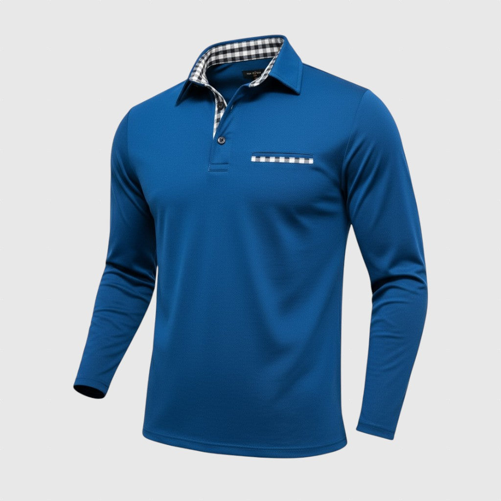 Ivan - Polo košeľa s dlhými rukávmi