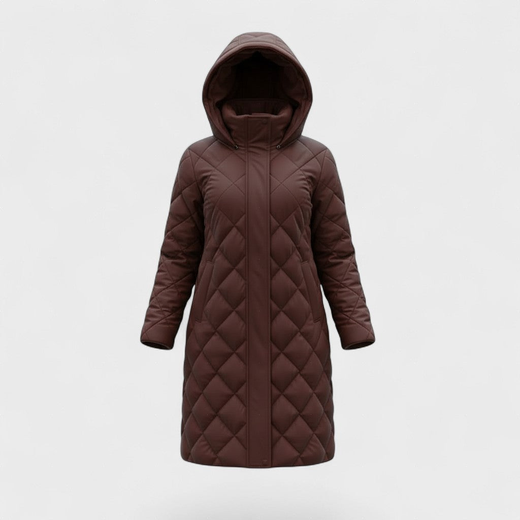 Bohna - Elegantná prešívaná bunda s kapucňou