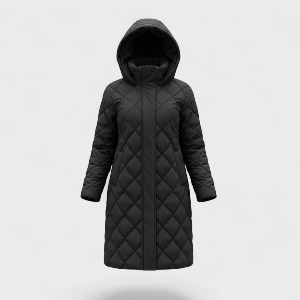 Bohna - Elegantná prešívaná bunda s kapucňou