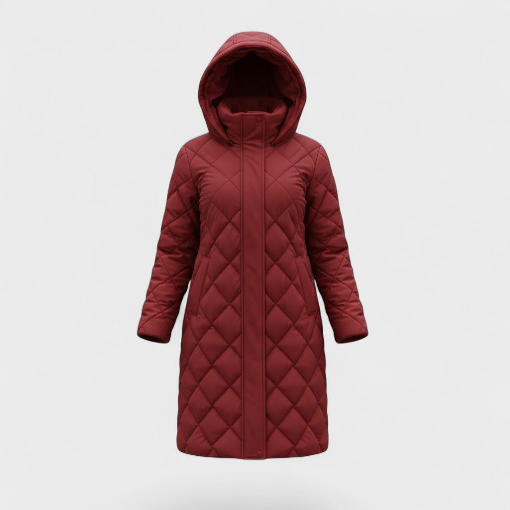 Bohna - Elegantná prešívaná bunda s kapucňou