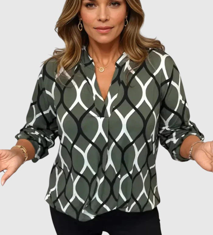 Noor – Blúzka s grafickým potlačou