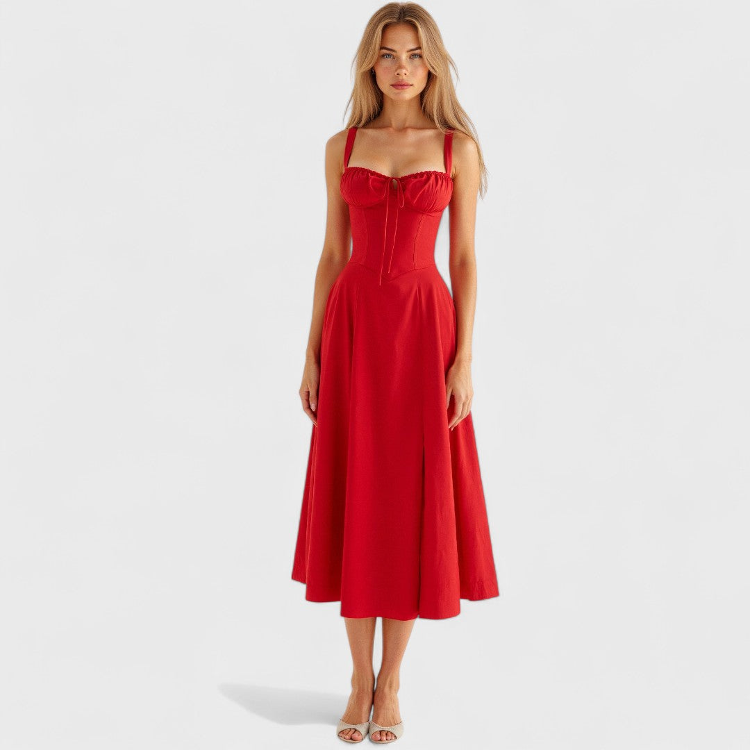 Kiana - Korzetová Midi Šaty