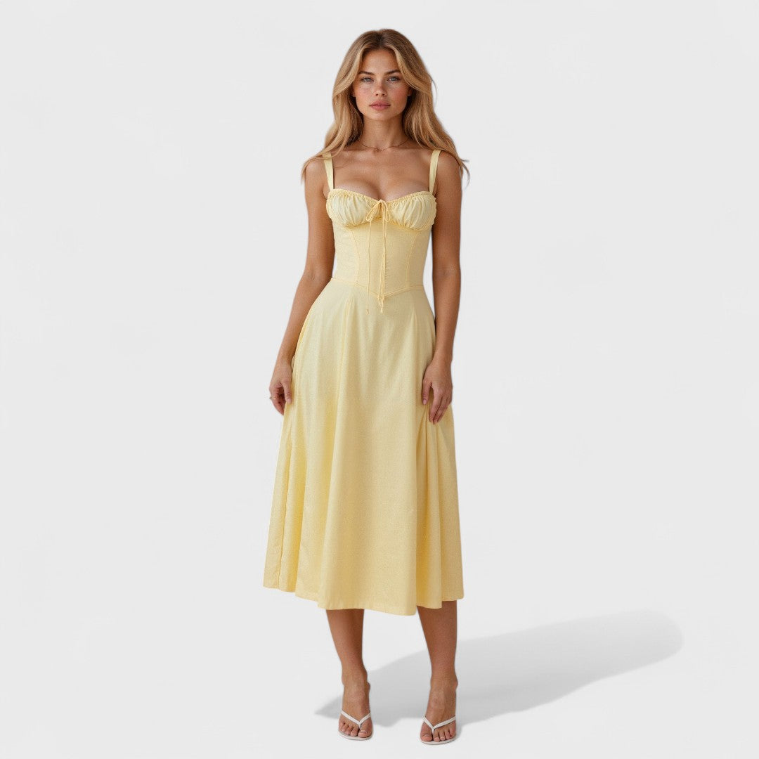 Kiana - Korzetová Midi Šaty