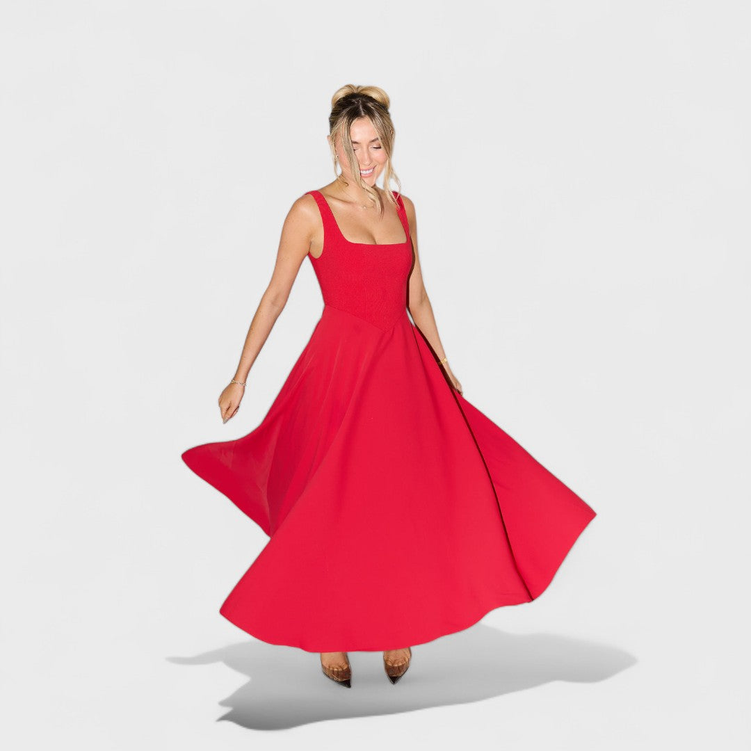 Amélia - Voľná Midi Šaty