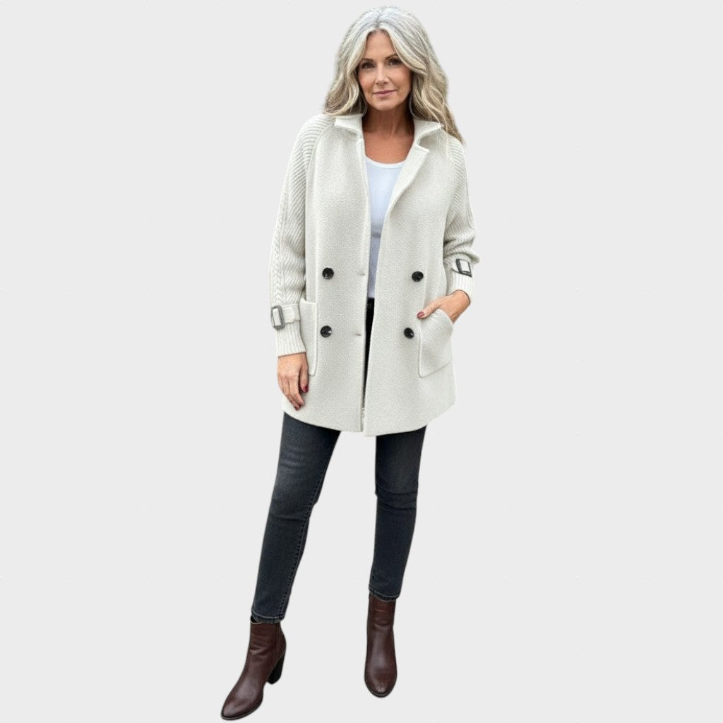 Rosica - Prémiový kabát s dvojitým zapínaním