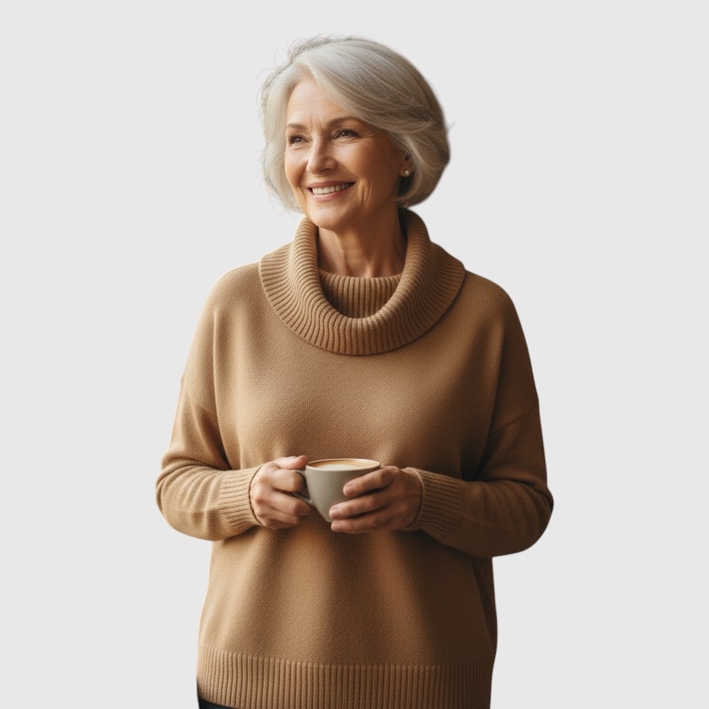 Eliza - Pulóver s šálovým golierom